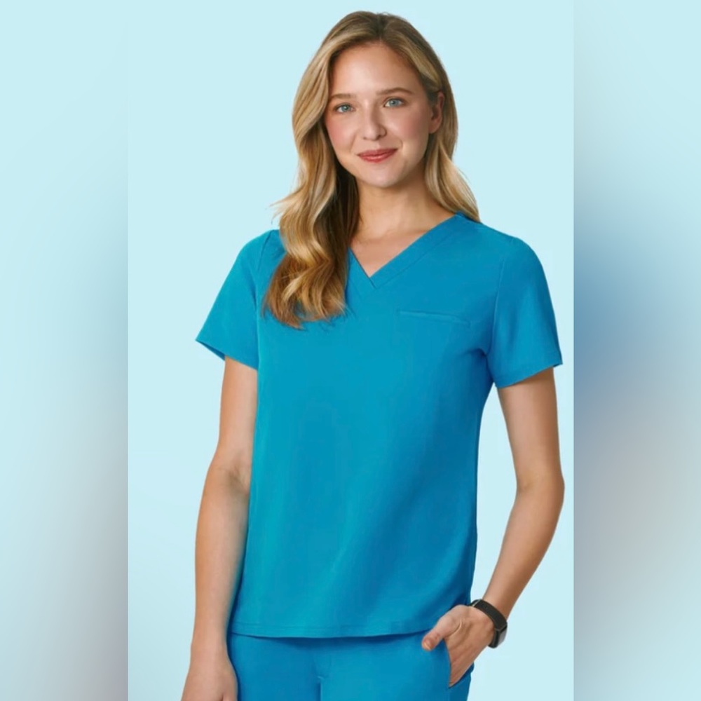 Mandala Scrubs Full Set in Color Azure